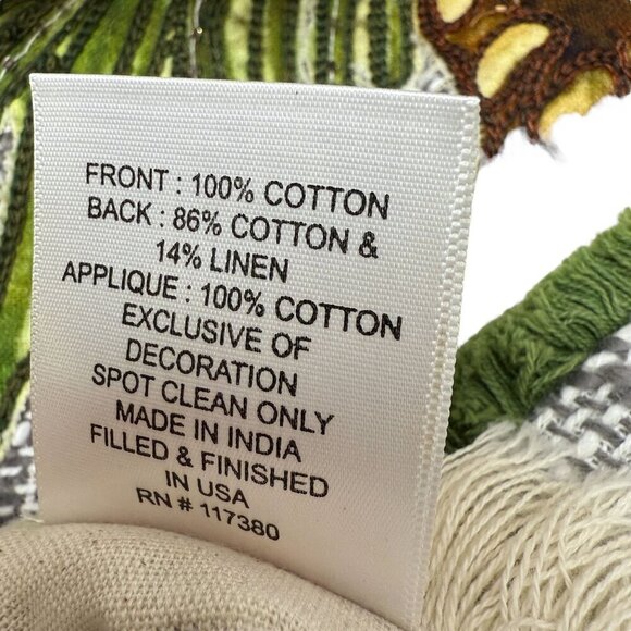 IMPERIAL COLLECTION Holiday Table Runner Pine cones and Holly Cotton Linen 14x68 - Picture 8 of 14